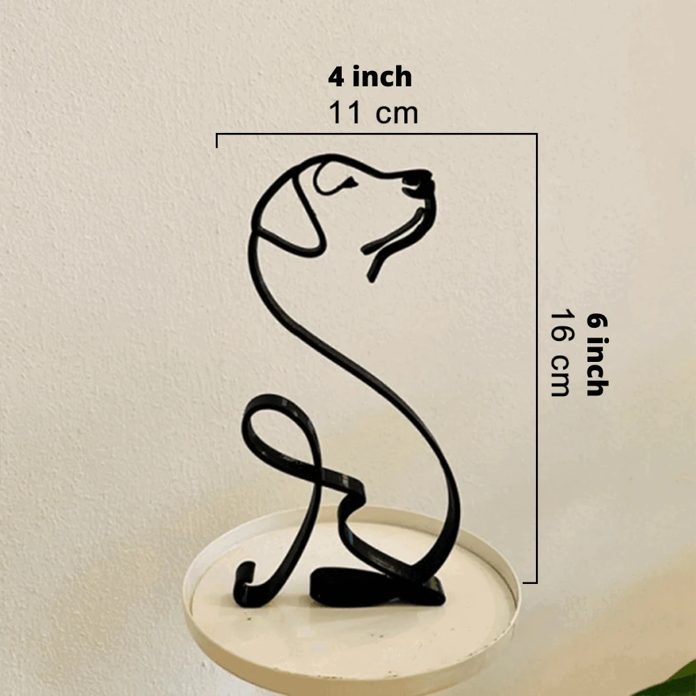 Homeko_Iron_Dog_and_Cat_Sculptures_-_-4251524 Homeko Iron Dog and Cat Sculptures -