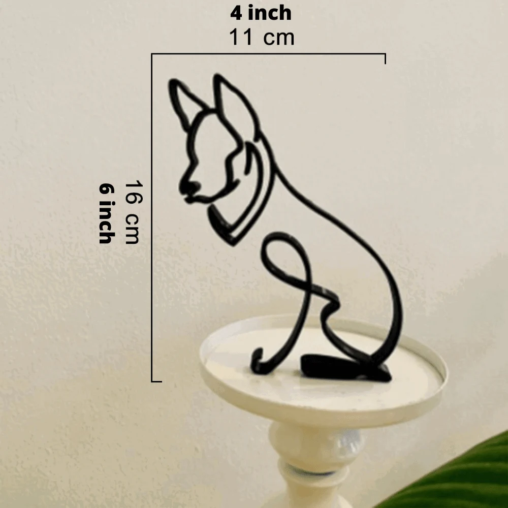 Homeko_Iron_Dog_and_Cat_Sculptures_-_-4251533 Homeko Iron Dog and Cat Sculptures -