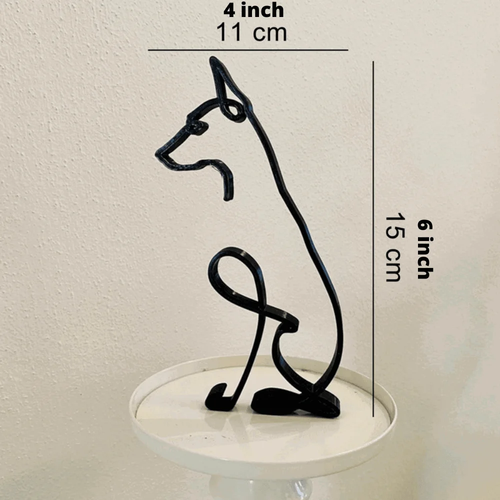 Homeko_Iron_Dog_and_Cat_Sculptures_-_-4251562 Homeko Iron Dog and Cat Sculptures -
