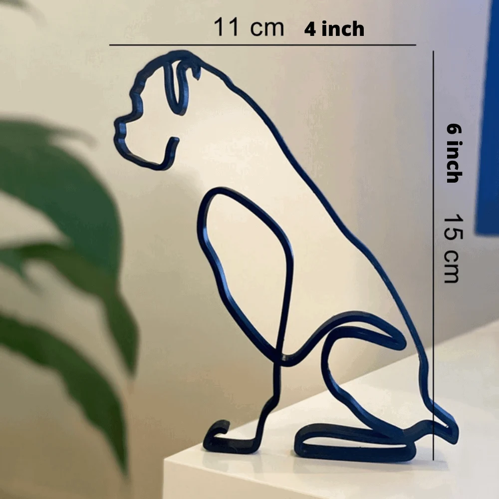 Homeko_Iron_Dog_and_Cat_Sculptures_-_-4251572 Homeko Iron Dog and Cat Sculptures -