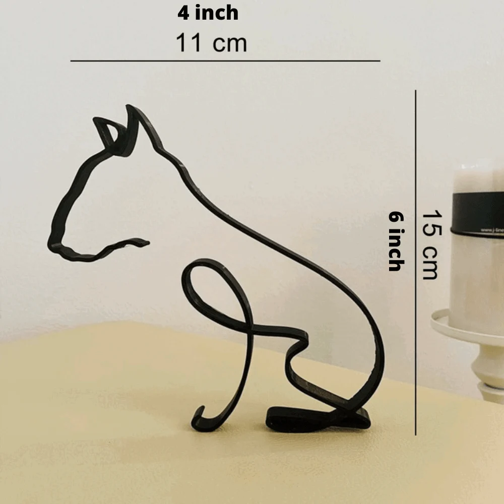Homeko_Iron_Dog_and_Cat_Sculptures_-_-4251581 Homeko Iron Dog and Cat Sculptures -