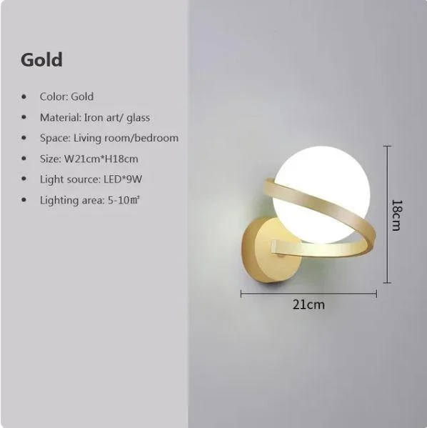 Homeko_Iron_Spiral_Line_Ball_Wall_Light_-_-4251853 Homeko Iron Spiral Line Ball Wall Light -