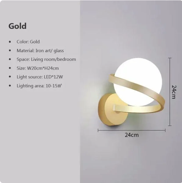 Homeko_Iron_Spiral_Line_Ball_Wall_Light_-_-4251875 Homeko Iron Spiral Line Ball Wall Light -