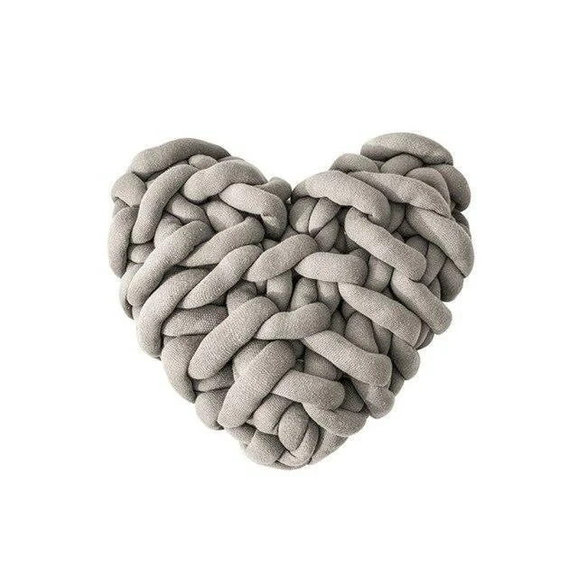 Homeko Knot Heart Pillow -