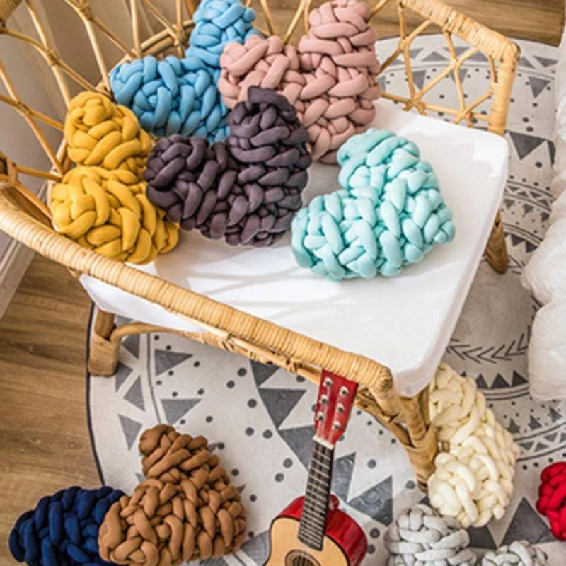 Homeko_Knot_Heart_Pillow_-_-4254048 Homeko Knot Heart Pillow -