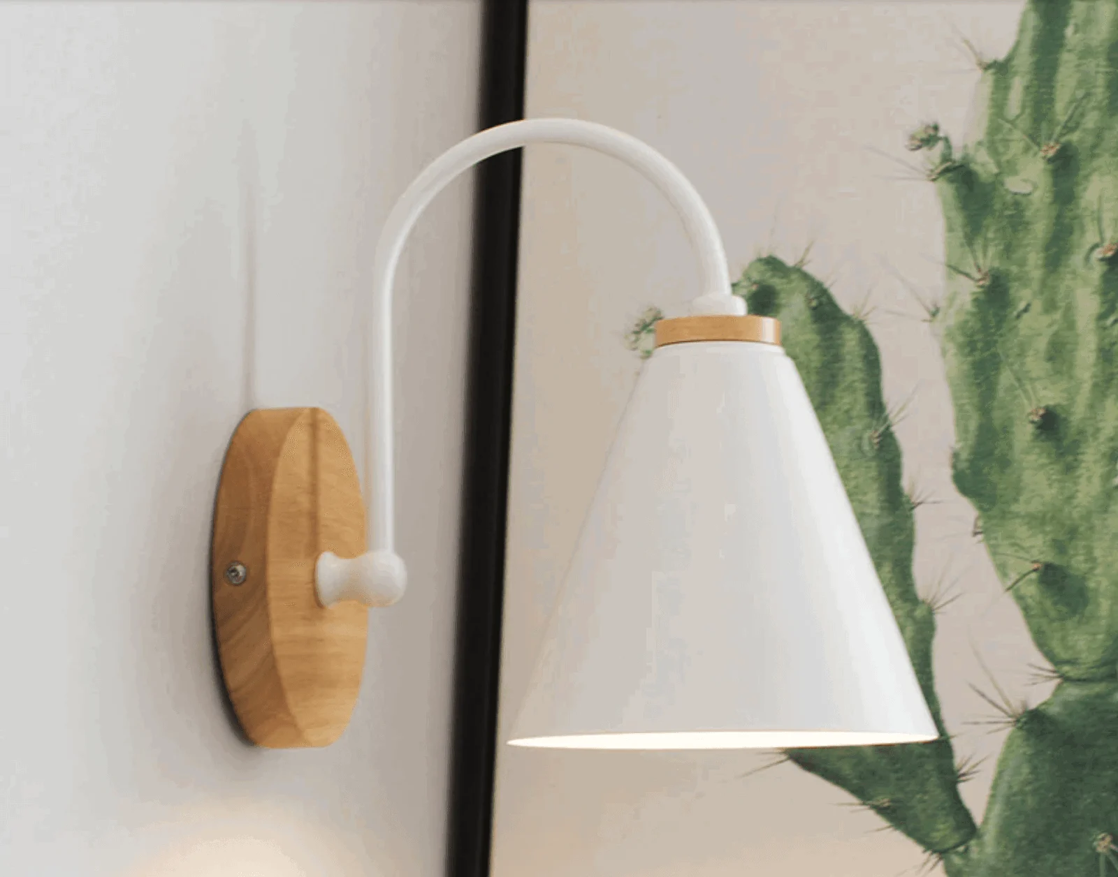 Homeko LED Curved Iron Wall Lamp -