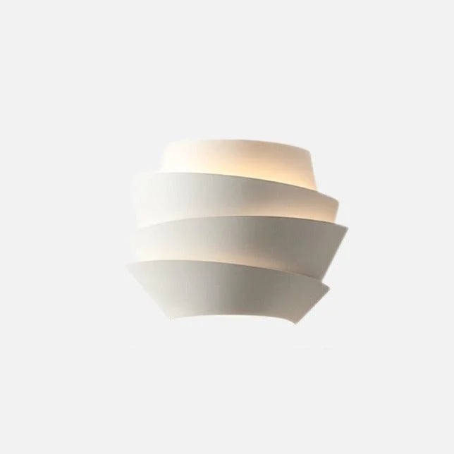 Homeko LED White Metal Pinecone Wall Light -