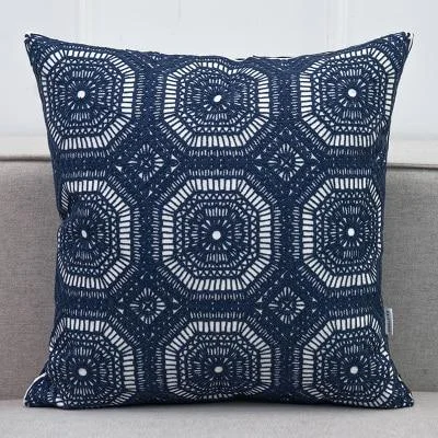 Homeko Lace Floral Embroidered Pillow Cover -