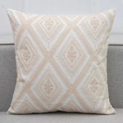 Homeko Lace Floral Embroidered Pillow Cover -