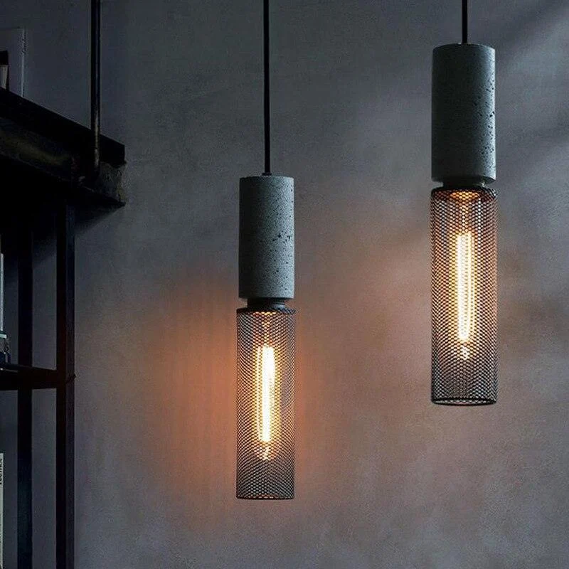Homeko_Lampshade_Cement_Bar_Pendant_Lamp_-_-4254794 Homeko Lampshade Cement Bar Pendant Lamp -