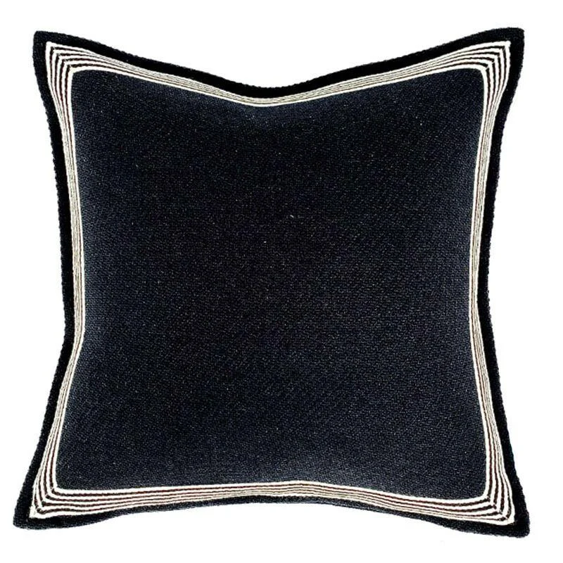 Homeko Large Geometric Striped Cushion Covers -