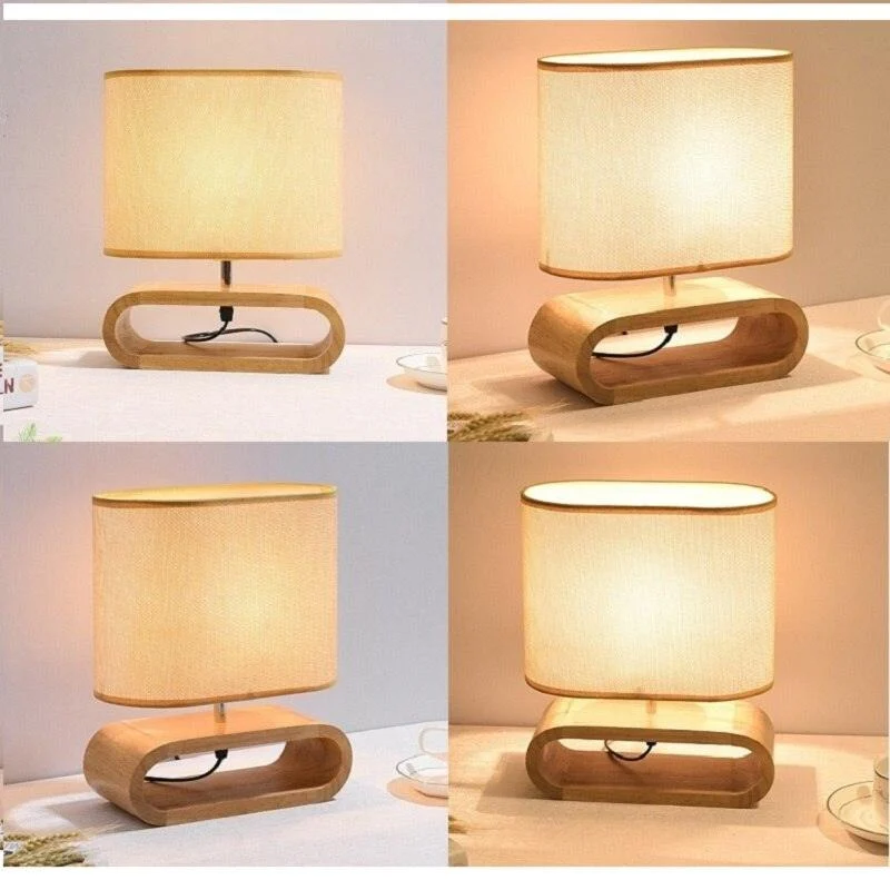 Homeko_Linen_Cover_Wooden_Table_Lamp_-_-4260716 Homeko Linen Cover Wooden Table Lamp -