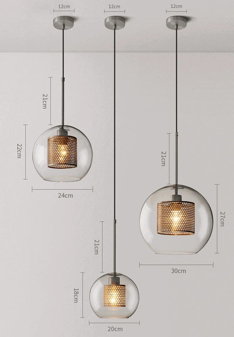 Homeko_Loft_Glass_Ball_Pendant_Light_-_-4260951 Homeko Loft Glass Ball Pendant Light -