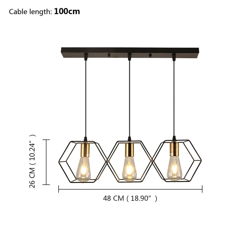 Homeko Loft LED Metal Pendant Lamp -