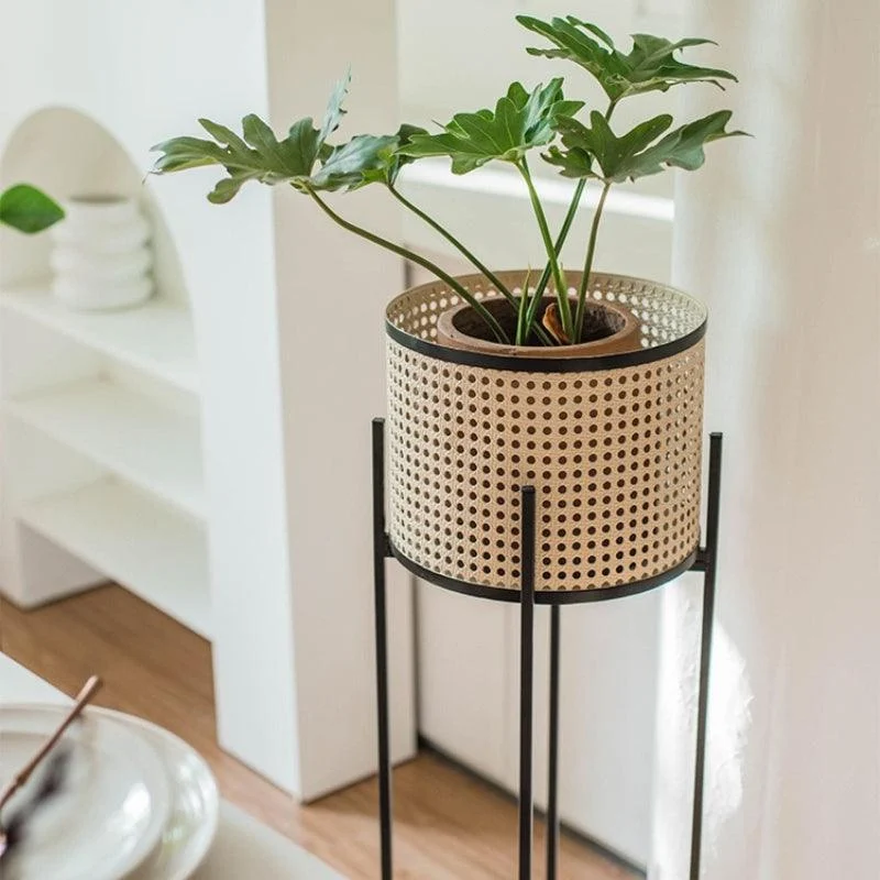 Homeko_Look_Stilted_Metal_Floor_Planter_Pots_-_-4261476 Homeko Look Stilted Metal Floor Planter Pots -