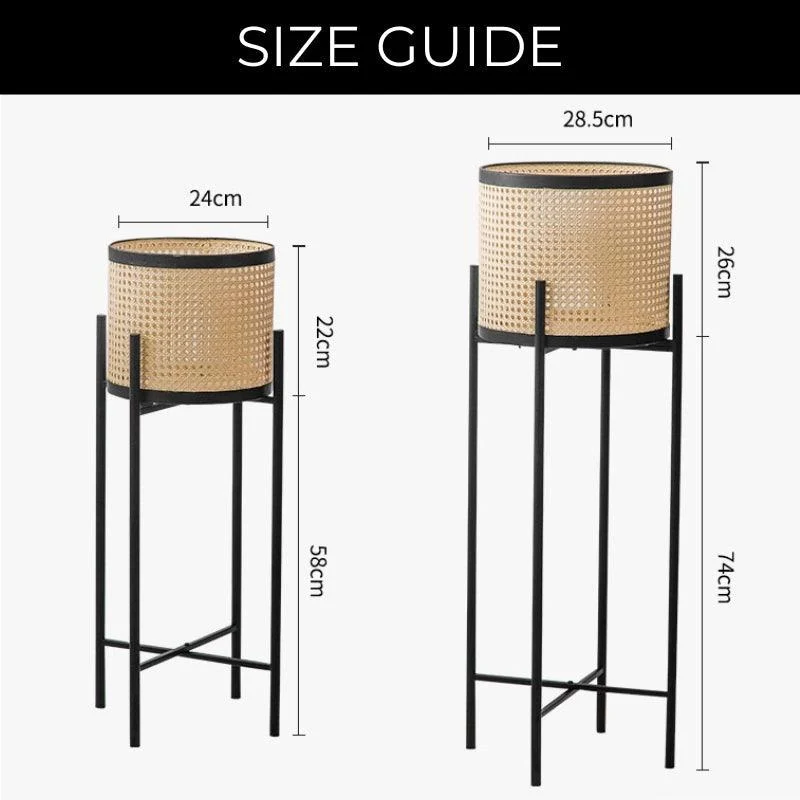Homeko_Look_Stilted_Metal_Floor_Planter_Pots_-_-4261497 Homeko Look Stilted Metal Floor Planter Pots -