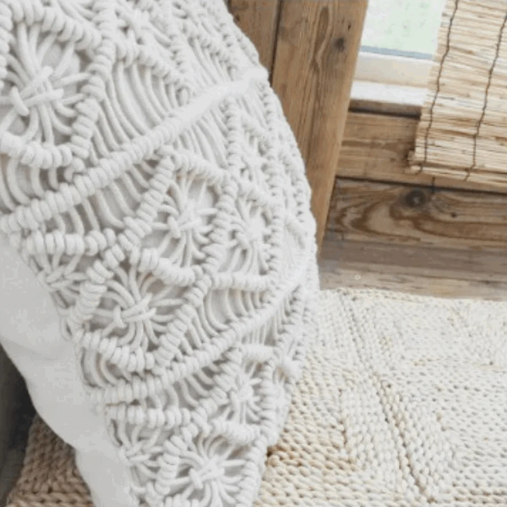 Homeko Macrame Pillow Covers -