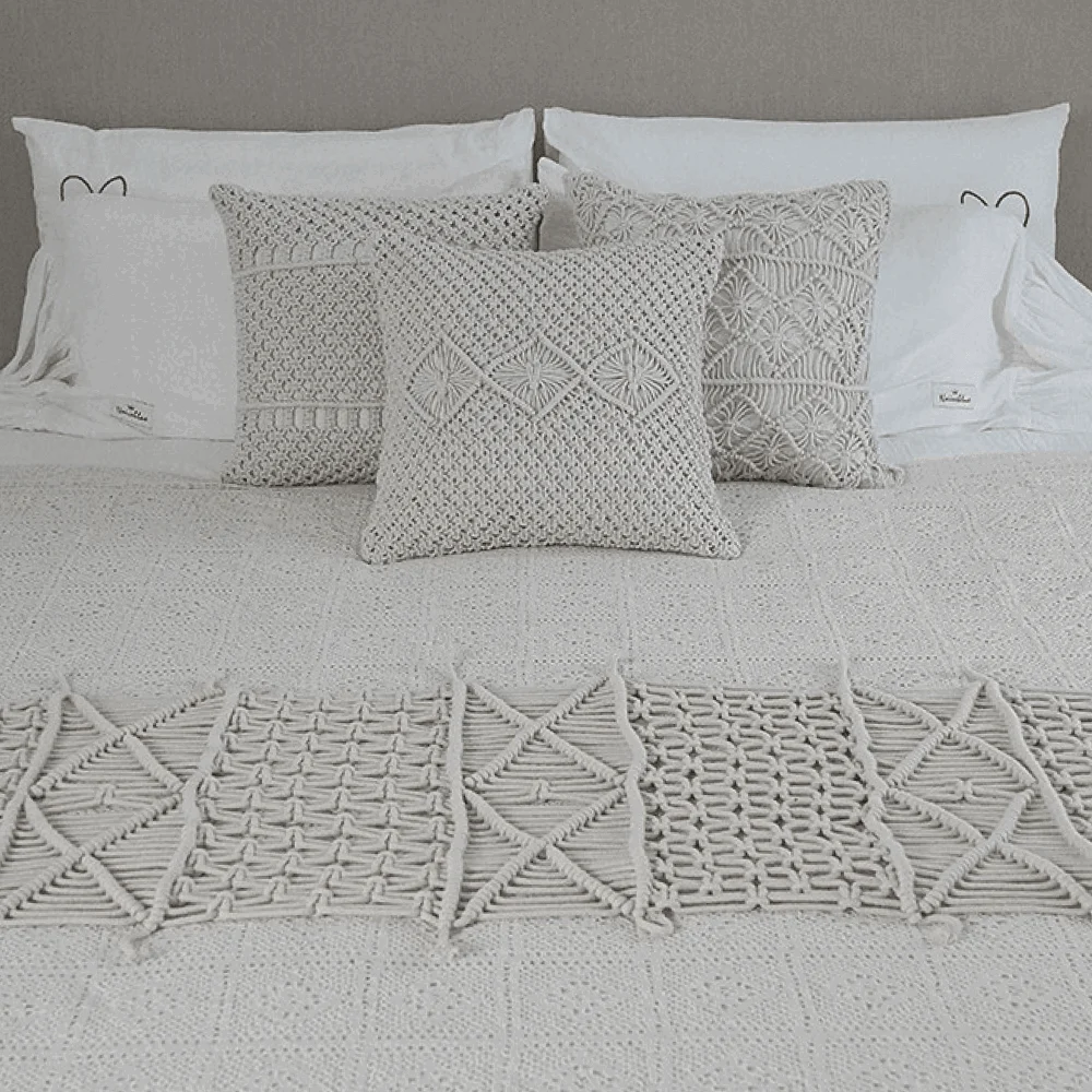 Homeko Macrame Pillow Covers -