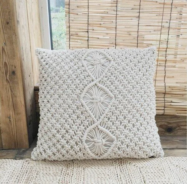Homeko Macrame Pillow Covers -