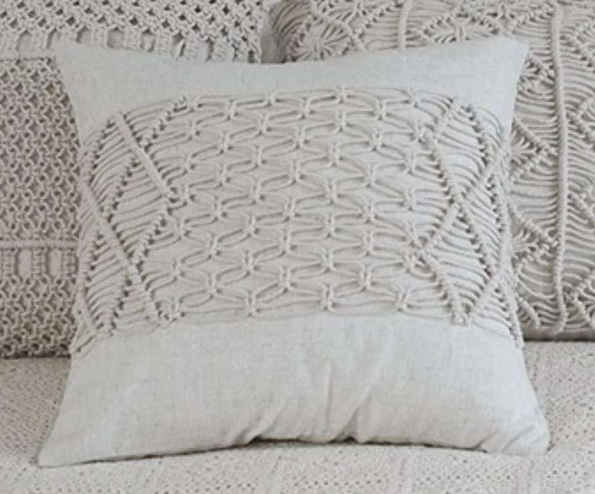 Homeko Macrame Pillow Covers -