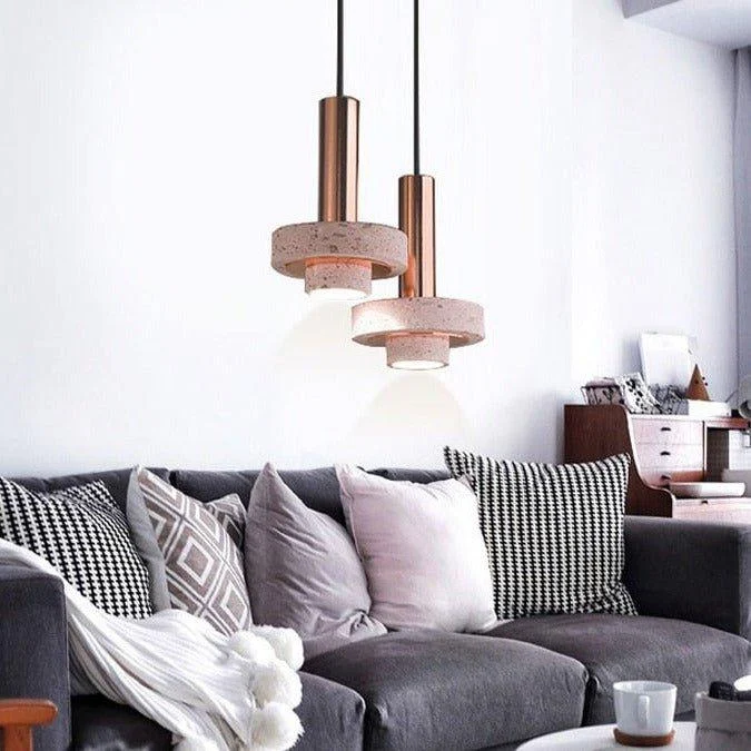 Homeko_Marble_Stone_Aluminum_Base_Pendant_Light_-_-4263175 Homeko Marble Stone Aluminum Base Pendant Light -