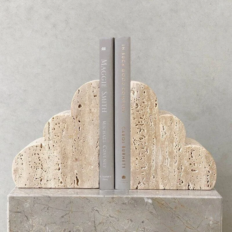 Homeko_Marble_Travertine_Bookends_-_-4263272 Homeko Marble Travertine Bookends -