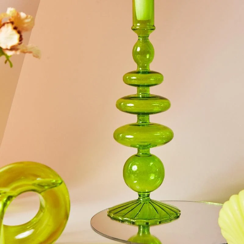 Homeko_Meadows_Glass_Taper_Candle_Holder_Vases_-_-4263338 Homeko Meadows Glass Taper Candle Holder & Vases -