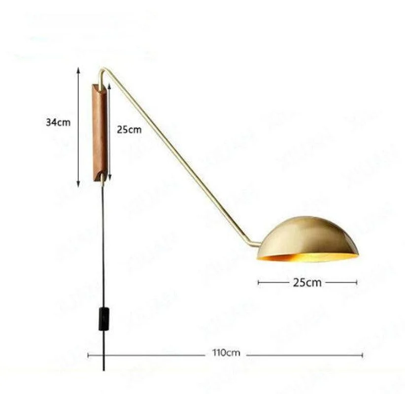 Homeko_Metal_Long_Arm_Wall_Lamp_-_-4263980 Homeko Metal Long Arm Wall Lamp -