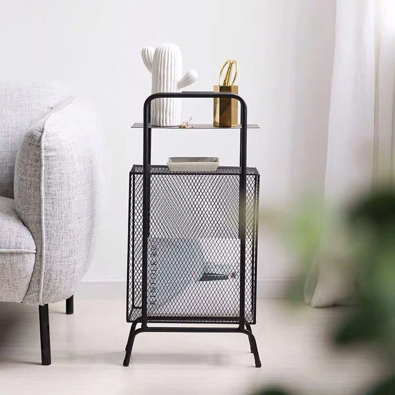 Homeko_Metal_Side_Table_and_Magazine_Rack_-_-4264212 Homeko Metal Side Table and Magazine Rack -