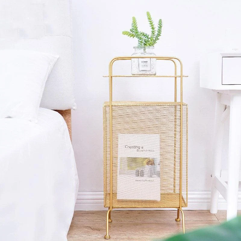 Homeko_Metal_Side_Table_and_Magazine_Rack_-_-4264215 Homeko Metal Side Table and Magazine Rack -