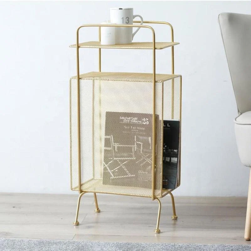 Homeko_Metal_Side_Table_and_Magazine_Rack_-_-4264232 Homeko Metal Side Table and Magazine Rack -