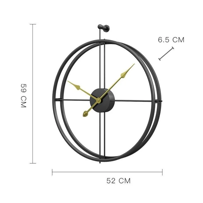 Homeko_Minimalist_Metal_Wall_Clock_Large_-_-4265165 Homeko Minimalist Metal Wall Clock Large -