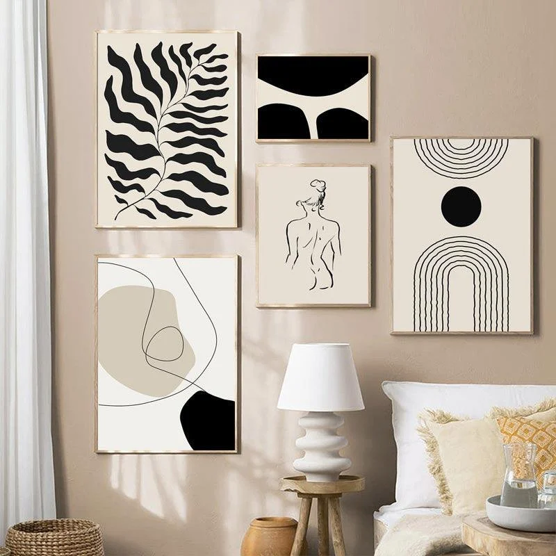 Homeko Molecular Abstract Canvas Painting -