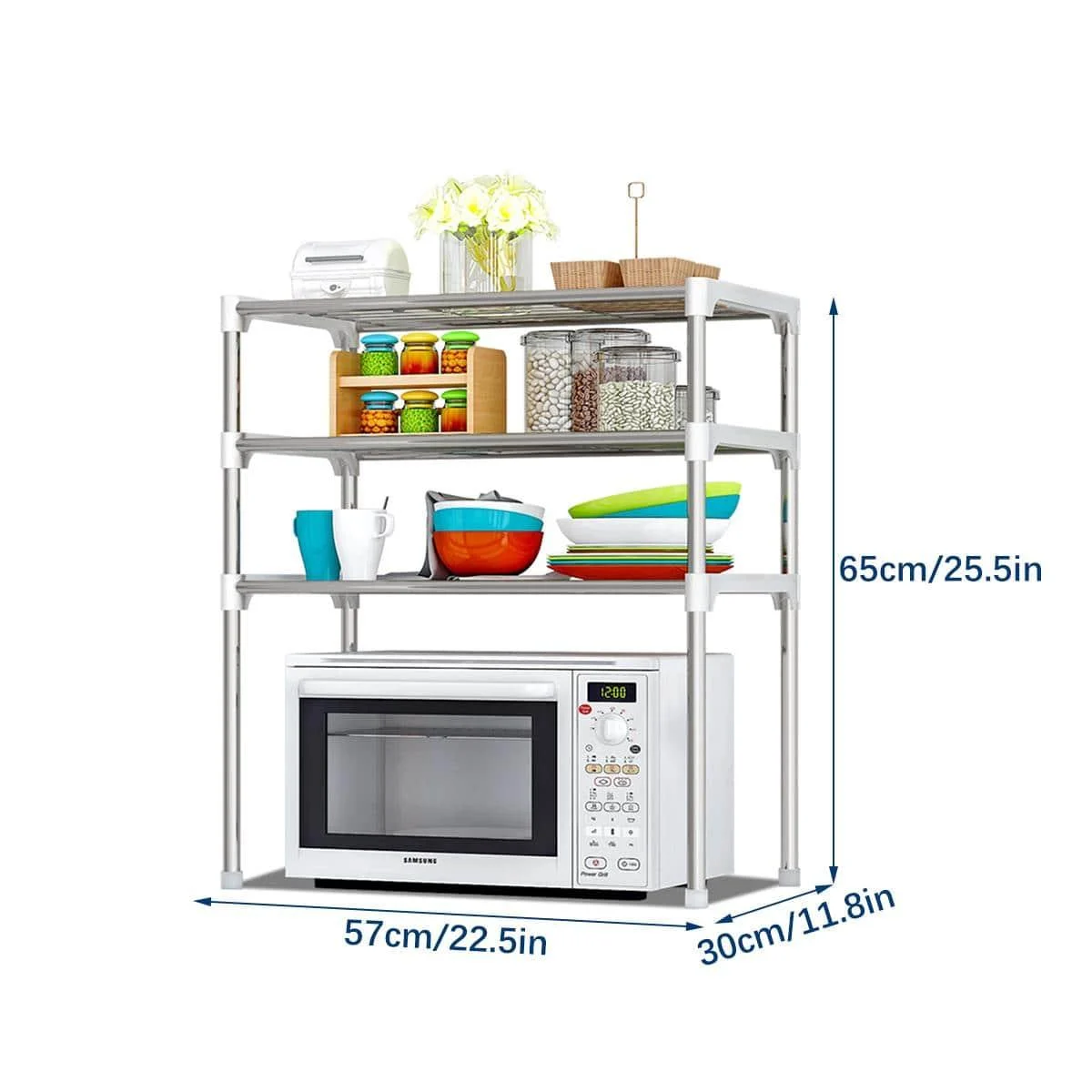 Homeko_Moran_Microwave_Shelf_Rack_-_-4266722 Homeko Moran Microwave Shelf Rack -