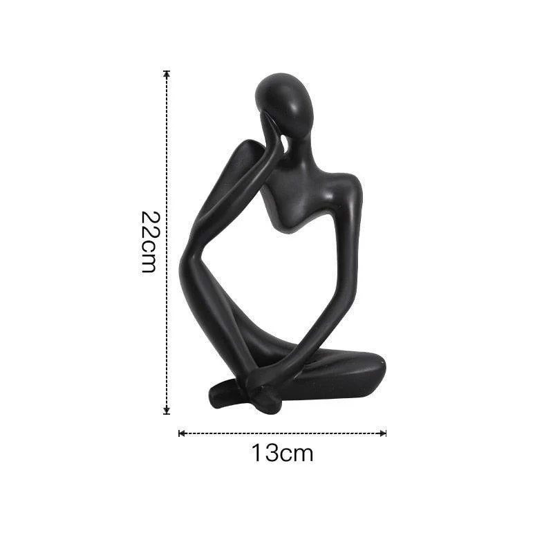 Homeko Nordic Abstract Thinker Statue -