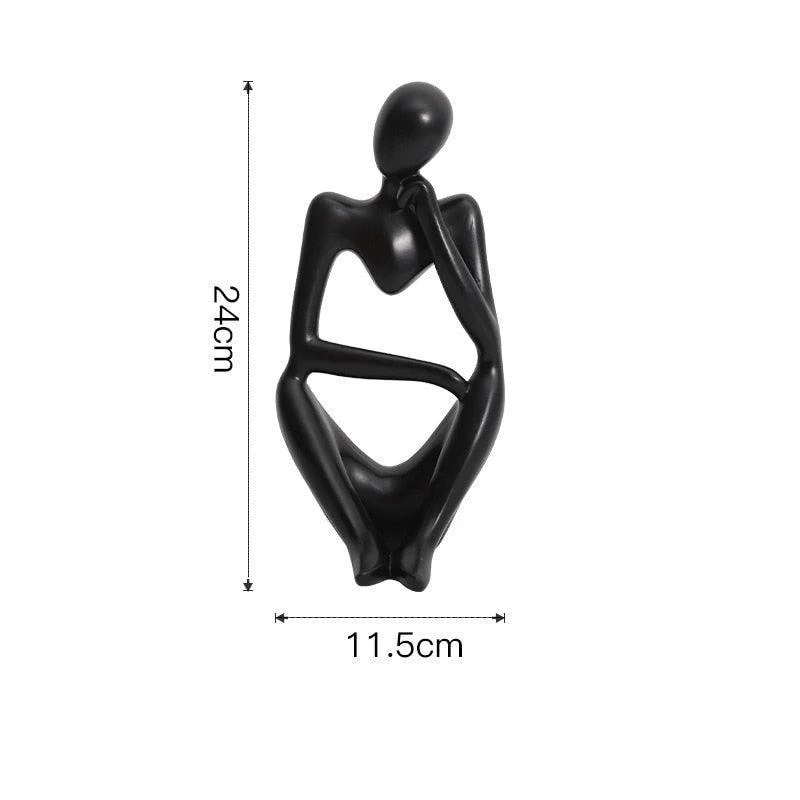 Homeko Nordic Abstract Thinker Statue -