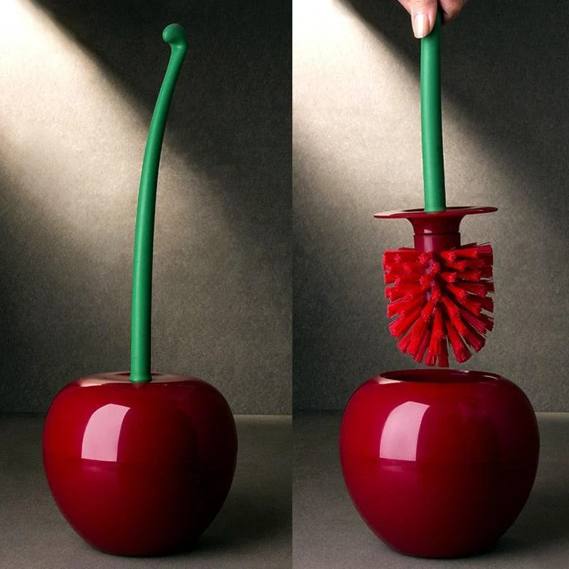 Homeko Nordic Cherry Toilet Brush and Holder -