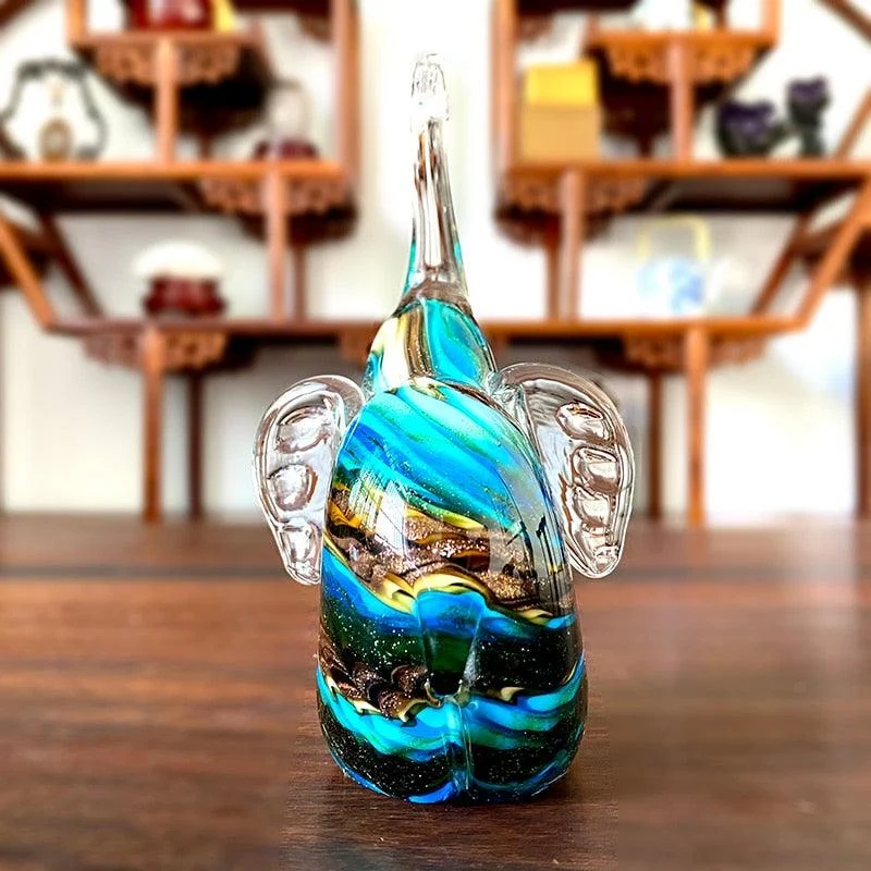 Homeko_Nordic_Glass_Elephant_Sculpture_-_-4268373 Homeko Nordic Glass Elephant Sculpture -