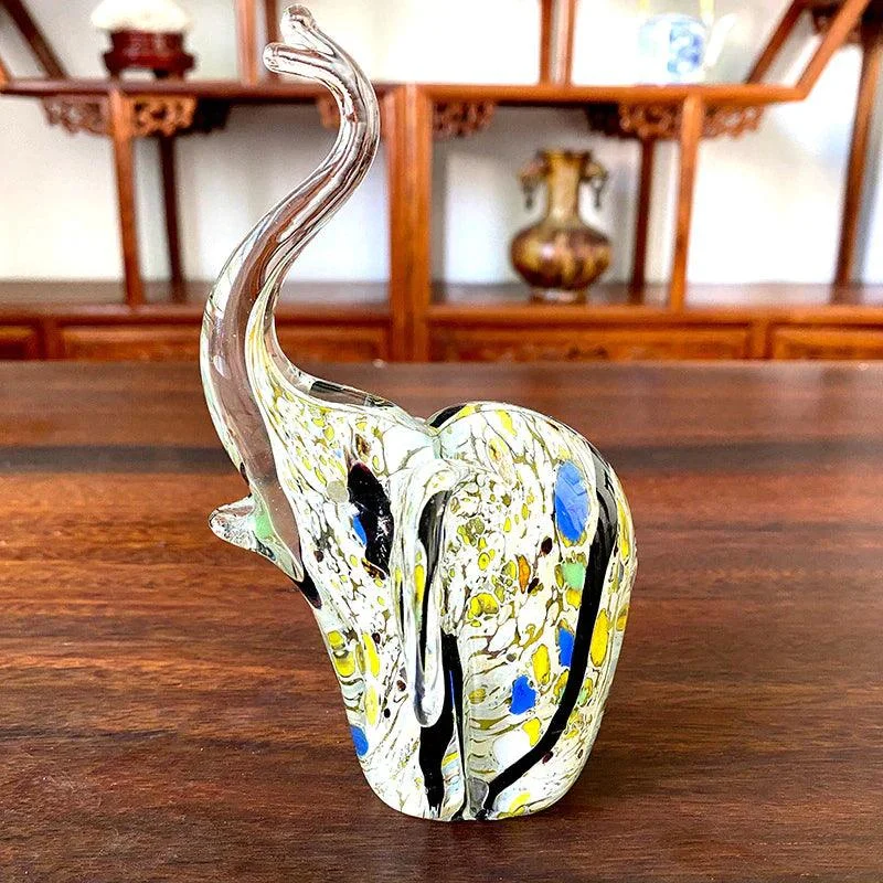 Homeko_Nordic_Glass_Elephant_Sculpture_-_-4268384 Homeko Nordic Glass Elephant Sculpture -