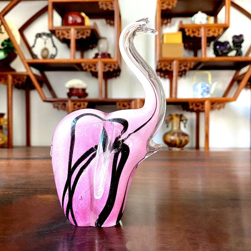 Homeko_Nordic_Glass_Elephant_Sculpture_-_-4268392 Homeko Nordic Glass Elephant Sculpture -
