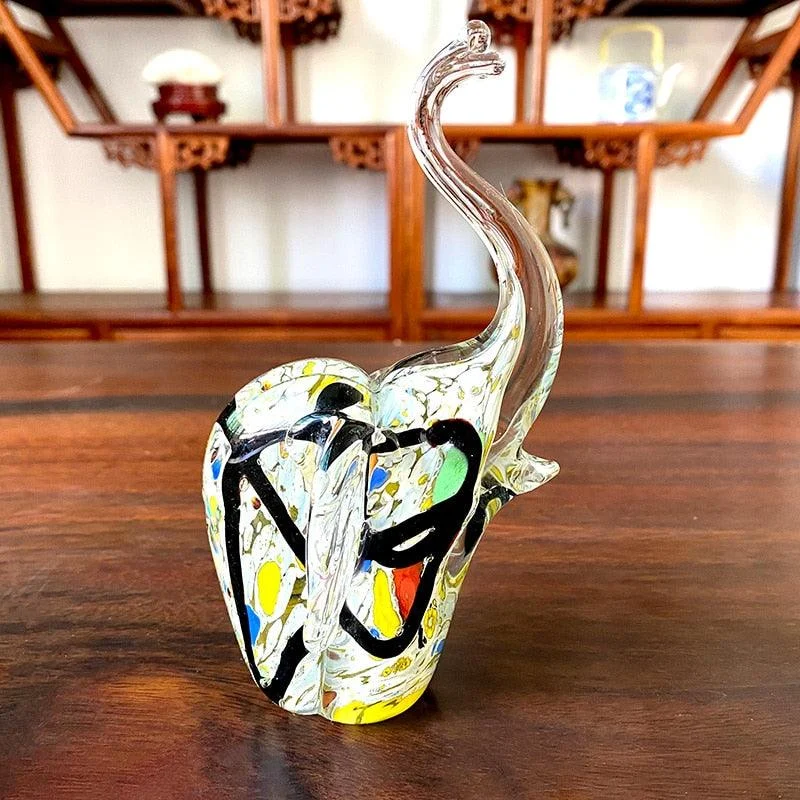 Homeko_Nordic_Glass_Elephant_Sculpture_-_-4268395 Homeko Nordic Glass Elephant Sculpture -