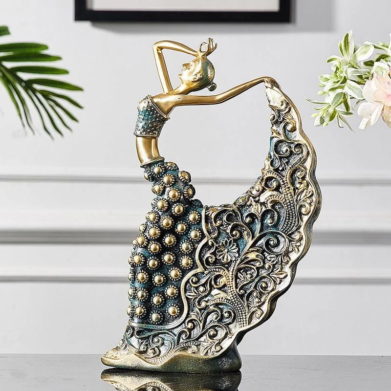 Homeko Nordic Wooden Bird Sculptures -