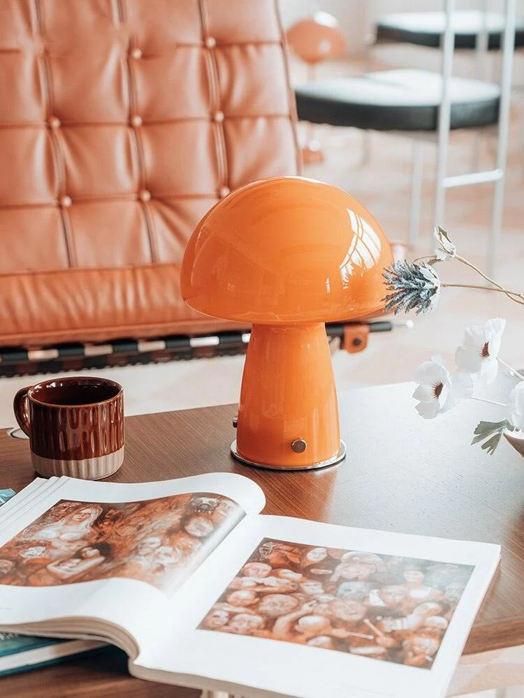 Homeko_Orange_Glass_Table_Lamp_-_-4271106 Homeko Orange Glass Table Lamp -