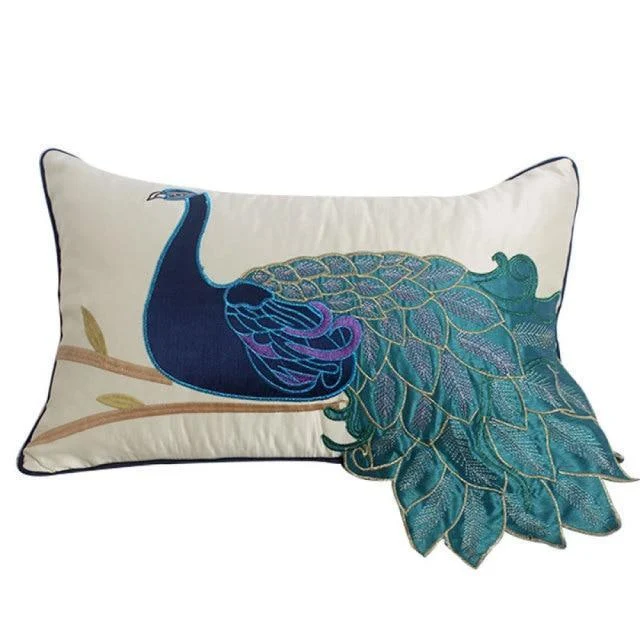 Homeko_Peacock_Pillow_Cover_-_-4272311 Homeko Peacock Pillow Cover -