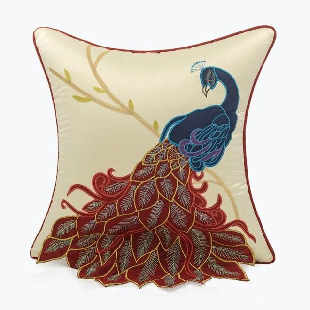 Homeko_Peacock_Pillow_Cover_-_-4272363 Homeko Peacock Pillow Cover -