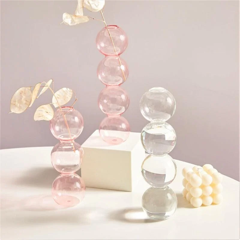 Homeko_Pink_Glass_Taper_Candle_Holder_Vases_-_-4273006 Homeko Pink Glass Taper Candle Holder & Vases -