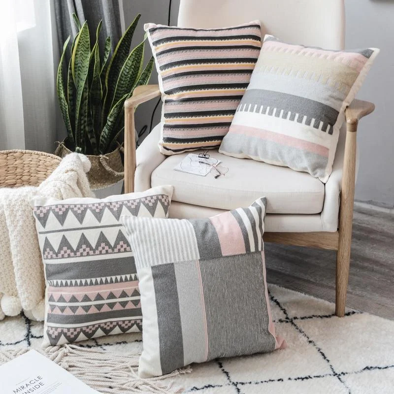 Homeko_Pink_and_Gray_Pillow_Covers_-_-4272983 Homeko Pink and Gray Pillow Covers -
