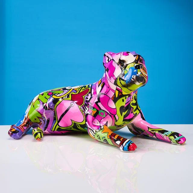 Homeko_Pit_Bull_Graffiti_Painted_Statue_-_-4273104 Homeko Pit Bull Graffiti Painted Statue -