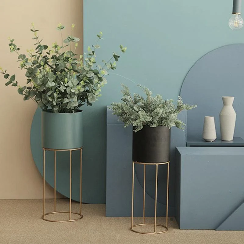 Homeko_Planter_Pots_with_Metal_Stand_-_-4273485 Homeko Planter Pots with Metal Stand -
