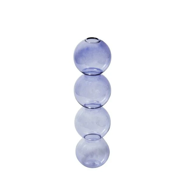 Homeko_Purple_Glass_Taper_Candle_Holder_Vases_-_-4274806 Homeko Purple Glass Taper Candle Holder & Vases -
